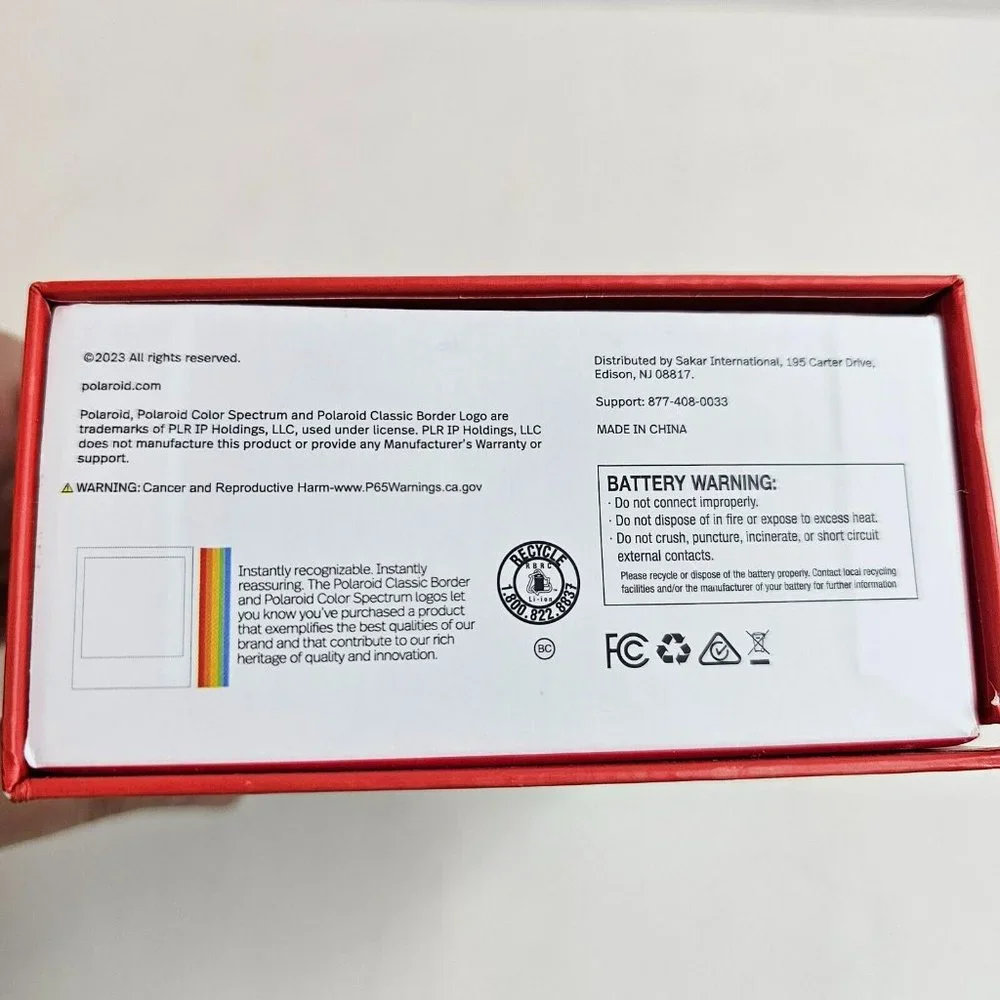 Polaroid iD757 Digital Action Camara HD Video Recording Red Rubber Silicon Case